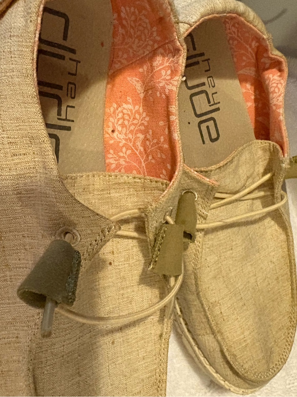 Tan Hey Dudes Shoes